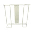 KingSeal Large Wall Mounted Wire Rack, Double Disposable Glove Box Holder