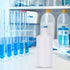 PATIKIL 4 Pcs 1000ml Reagent Bottles, HDPE Small Mouth Round Bottles with Screw Cap for Lab Storage
