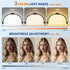 29inch 456 3 KIRKAS Large Half Moon Light for Nail Tech, LEDs Color Modes Infinitely Knob Arch Nail Light with Screen