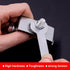12PCS Single Open Ended Wrench Set, Silver Flat Spanner Combination for Limited Space