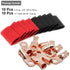 TKDMR 10pcs Heavy Duty 2 AWG-3/8 Battery Lugs, Ring Terminals, Battery Cable Ends with 10pcs Heat Shrink Tubing