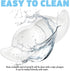 Elbow Gel Wrist Rest for Keyboard and Mouse Transparent White Mustache Pad Cushion Ergonomic Cute Clear Cool Mouse