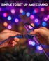 DriveXpwr Connector(Luxury)-2Pack Setup, T Compatible with Philips Hue Outdoor Low Voltage Lights,Expand and Customize