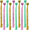 Maydahui 12 PCS Elegant Cat Shape Rollerball Pens, Cute Kawaii Animal Pen with Black Gel Ink for Girls School Office