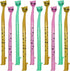 Maydahui 12 PCS Elegant Cat Shape Rollerball Pens, Cute Kawaii Animal Pen with Black Gel Ink for Girls School Office