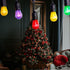 15 Pack S14 LED Bulbs, Purple Christmas Replacement for Outdoor String Lights, 1W Vintage E26 Base Bulb
