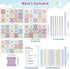 Bible Journaling Kit, 12 Pastel No Bleed Highlighters, 6 Gel Pens, 75 Bible Tabs Set for Study Supplies