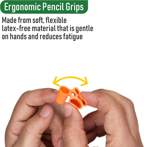 The Pencil Grip Writing Claw, Large Size Grips, Blue and Red, Set of 6 - TPG-21306