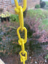 2/0 x 15-ft Powder Coated Steel Double Loop Chain for Swing, Playground Equipment, Gates, and Pet Tie-Outs, 255lbs