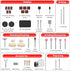 8V 2.5 122 5-Speed SHALL Cordless Rotary Tool Kit, Lightweight Ah Battery Rechargeable Dog Nail Grinder w/ Accessories