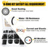 O Ring Assortment Kit, 780 PCS Rubber O Ring Set with 180° Full Pick & Hook Tool, 18 Sizes for Automotive, Hose, Faucet