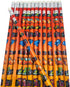 Formula One Sport Car Racing Print Wooden Pencils (Standard 7.5") #2 Lead with Top Rubber Eraser, 24 Pack