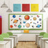 BeYumi 63pcs Back to School Outer Space Cutouts, Planet Rocket Themed Party Supplies, Classroom Decoration
