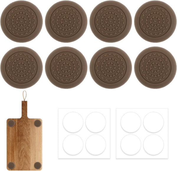 YUEWEESER 8PCS Anti-Slip Rubber Feet for Cutting Board, Cutting Board Feet Non Slip