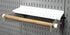 Wall Control Paper Towel Holder and Dowel Rod Pegboard Shelf Assembly for Wall Control Pegboard and Slotted Tool Board