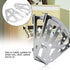 Topyond Stainless Steel Shoes Drawer Cabinet Hinges,Turning Rack Replacement Fittings for Shoe Storage Tall Shoe