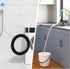 5FT 3" Slip-On Tub Hose - Flexible Faucet Sprayer Attachment for Cleaning & Pet Care - No Installation - Fits Faucets