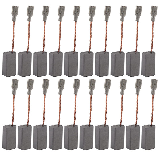 Carbon Brushes Replacement, Pack of 20 Model 100, Great Conductive Motor Replacement Part for Power Tools