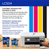 Brother LC504C 1355, 1365, 1367 Genuine Standard Yield Cyan Ink Cartridge (for use INKvestment and Printers)