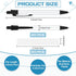 Yexiya Sublimation Pens Blank Heat Transfer Pen Sublimation Ballpoint Pen with Shrink Wrap White Aluminum Customized Clip Pen School Supplies for Christmas Office School Stationery Supplies (20 Sets) by Yexiya