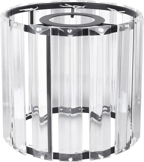 Luxshiny Crystal Ceiling Light Cover 4.92 Inch Iron Art Lampshade Shade Unique