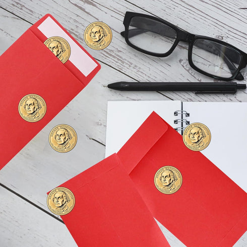 Red 100 Pack Cash Envelopes 3.5 x 6.5 inch, Coin Self Seal Envelopes for Savings Plan, Money Envelopes for Cash