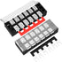 Joinfworld 35A Terminal Block, 6 Position Screw Terminal Strip with Cover & Pre-Insulated Terminal Jumper Block