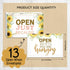 Open When You Letters Kit, Open When Envelopes with Sunflower, University Student Go to School Handmade Gift, Leaving Home Present College or High School Boarding Student Care Package -04 by YUEXLL