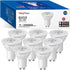 Dimmable GU10 LED Bulbs 7W (50W-60W-75W Equivalent), 38 120V 650Lm Day White 5000K, 8 Pack for Indoor Recessed Lighting