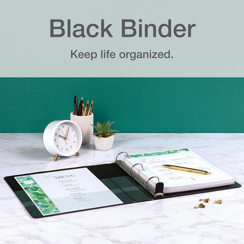 Cardinal 3 Ring Binder (10331) - Durable 3 Inch Premier Easy Open Binder, ONE-Touch Slant-D Rings, 650-Sheet Capacity,