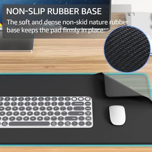 KTRIO 31.5" 11.8" inches Large Gaming Mouse Pad Desk Mat, Superior Micro-Weave Cloth for Precise Mouse Control