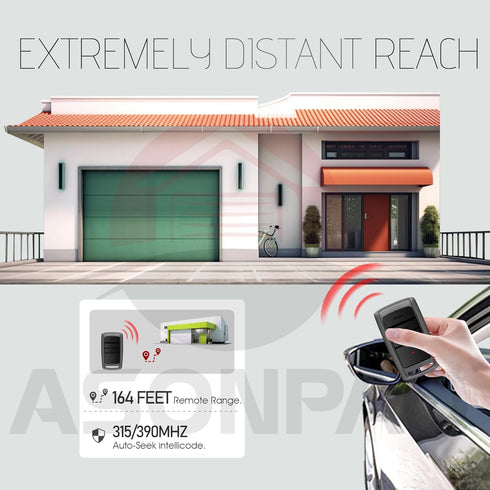 ASONPAO 2 O3T-BX O3T-A Opener5 for Overhead Door Remote - Compatibe with All CodeDodger Overhead Door Garage Door Year
