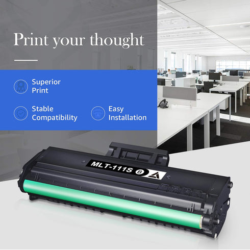 STAROVER Compatible Toner Cartridge Replacement for Samsung MLT-D111S (Black, 2-Pack) for M2020W M2070FW Printers