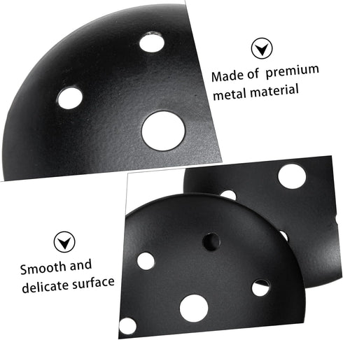 4Pcs MAGICLULU Ceiling Cover Plate Lamp Chassis for Chandelier and Desk Light Easy to Install Smooth Polished Surface