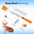 CAILOS 0.5ml 30 Gauge Syringes, 0.5cc 5/16 Inch Disposable Lab Supplies, Pack of 100
