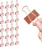 Large Binder Clips, 24 pcs, 1.6 Inch Rose Gold, Capacity 0.66 Inch, Paper Binder Clips, Office Clips
