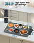 Zeltri 24''X16'' 6 6 Food Warmer Mat Plug and Play-Large Rapid Full Surface Heating, Level Temp, Hour Timer, Child