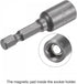 uxcell Quick-Change Nut Driver Bit, 1/4" Hex Shank 7mm Magnetic Nut Setter Drill Bits, 1.89" Length