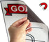 Goal Setting Chart, 2 Pack Dry Erase Fundraising Thermometer, Reusable and Magnetic for Easy Use