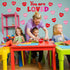 You are Loved Valentine's Day Bulletin Board Cutouts with Motivational Positive Sayings for Classroom School Nursery