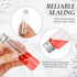 Tioncy 150 Pcs Clear Plastic Test Tubes, 50 ml Vials with Caps for Storage and Experiments