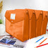 Plastic File Folders Legal Size, Expandable Document Folder with Snap Button Closure, 2 Packs