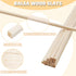 60Pcs Wood Square Dowel Rods 1/4 x 1/4 x 12 inch, Wood Squares for Crafts, Model Making Balsa Wood