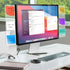 FaitAtten 2-Pack Frameless Monitor Sticky Note Boards - Screen Memo Board for Edgeless Monitors, Decorative Computer