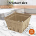 FMOACEN 50 4.3x4.3x2.8inch Pcs Natural Pulp Fiber Berry Basket, Molded Berry Basket Produce Vented Container