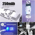 2 Pack USB Mini LED Lantern, Waterproof EDC Keychain LED Flashlight for Camping, Type-C Rechargeable Battery Small
