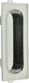 idh by St. Simons 25400-026 Professional Grade Solid Brass Rectangular Flush Pull, Polished Chrome