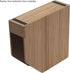 MobileVision Bamboo Vertical File Folder Holder & Office Organizer, Store Files, Magazines, Notepads, 2 Pack
