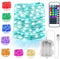 OMIKA 16.5ft 50 LEDs 16 Color Battery Operated & USB Powered String