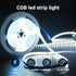 16.4FT Dimmable 6500K 24V, 140 DAYBETTER COB led Strip Light, High Brightness led Lights, Bright Daylight White, LEDs